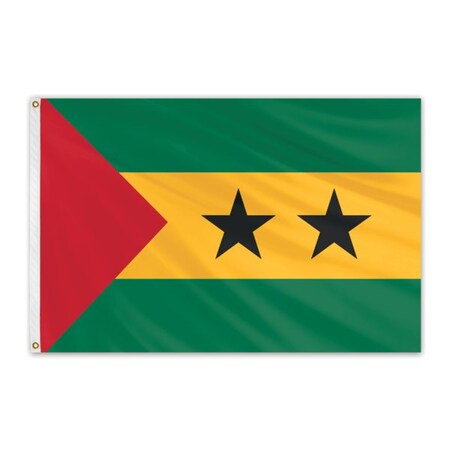 Sao Tome And Principe Outdoor Nylon Flag 3'x5'